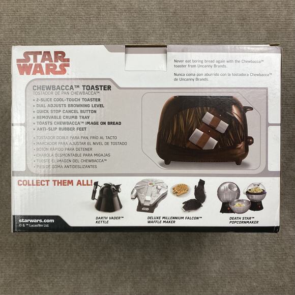 Star Wars Chewbacca Toaster Uncanny Brands New In Box - Picture 4 of 6